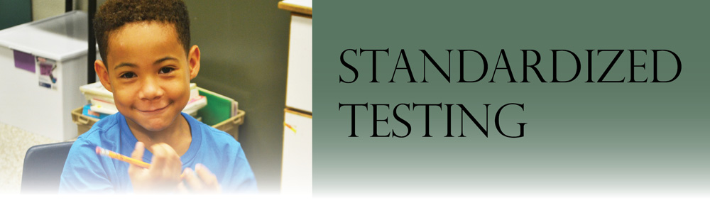 s -standardized testing banner